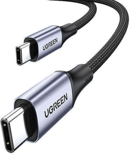 Ugreen USB 2.0 Cable USB-C male - USB-C 240W PD Γκρι 2m 90440