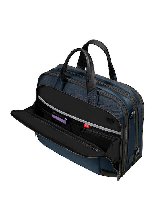 Samsonite Pro-DLX 6 Waterproof Shoulder / Handheld Laptop Bag 17.3" with USB Port in Blue Color