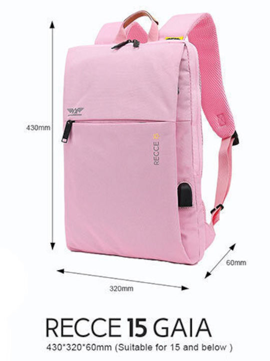 Armaggeddon Recce 15 Gaia Backpack Backpack for 15" Laptop Pink