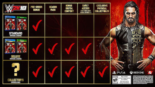 Wwe 2k18 Deluxe Edition Xbox One Game