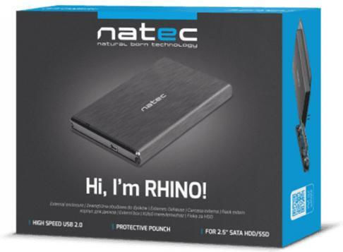 Natec Θήκη για Σκληρό Δίσκο 2.5" SATA III με σύνδεση USB 3.0 / SATA