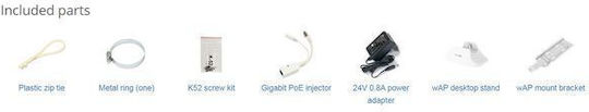 MikroTik wAP ac LTE kit Access Point Wi‑Fi 5 Dual Band (2.4 & 5GHz)