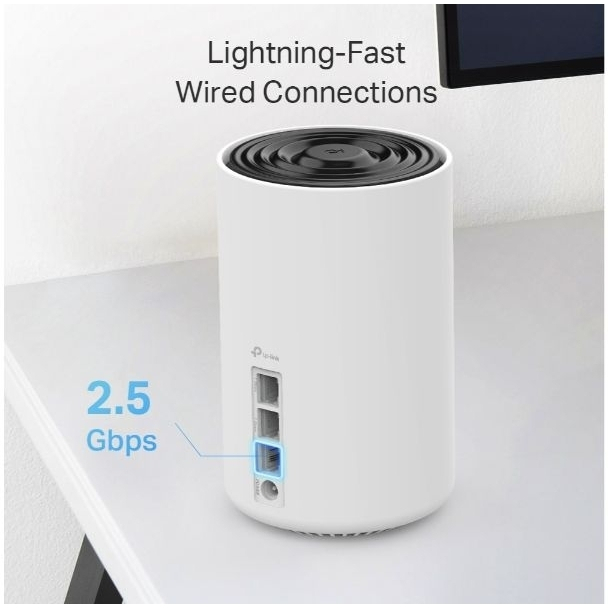 TP-LINK Deco XE75 Pro v2 WiFi Mesh Network Access Point Wi‑Fi 6E Dual Band (2.4 & 5GHz)