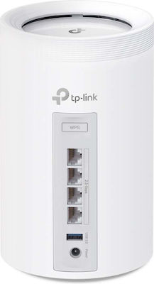 TP-LINK Deco BE65 BE9300 v1 WiFi-Mesh-Netzwerk Zugriffspunkt Wi-Fi 7 Tri Band (2.4 & 5 & 6GHz) in Einzelner Bausatz