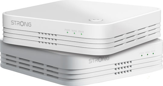 Strong Atria Mesh KIT 1200 V2 v1 Access Point Wi‑Fi 5 Dual Band (2.4 & 5GHz) σε Διπλό Kit