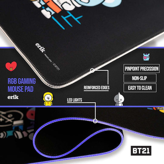 Grupo Erik Bt21 Gaming Mouse Pad XXL (900mm) με RGB Φωτισμό MGGEL002