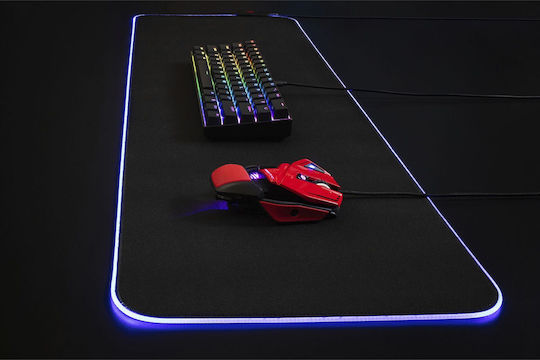 Mad Catz S.U.R.F. Gaming Mouse Pad XXL (900mm) με RGB Φωτισμό Μαύρο SSSCCS36BL001-0
