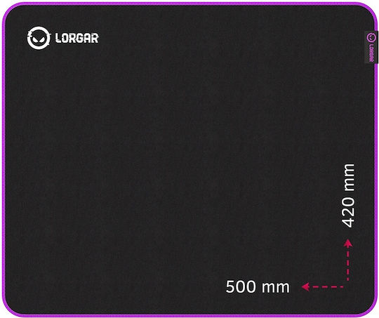 Lorgar Main 315 Гейминг Мишка Пад Голям (500мм) Черен LRG-GMP315