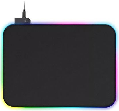 Weibo K7 Gaming Mouse Pad (300mm) με RGB Φωτισμό Μαύρο 365355