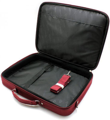 Sbox Tasche Schulter / Handheld für Laptop 15" in Burgundisch Farbe NLS-3015D