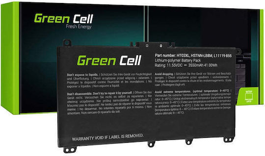 Green Cell Съвместима Батерия за HP Павилион с 3400mAh
