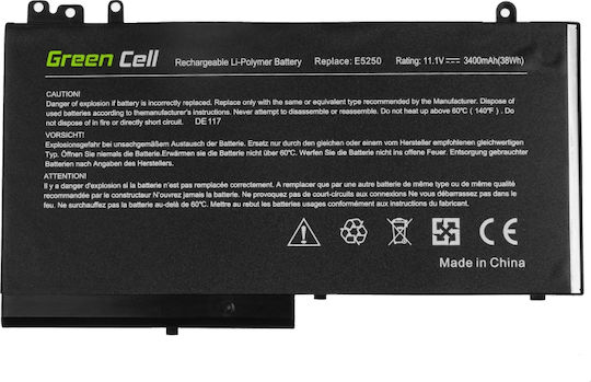 Green Cell Συμβατή Μπαταρία για Dell Latitude με 3400mAh