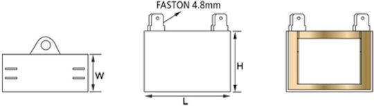 Kondensator Polypropylen 4μF 450V 5Stück 03.006.0225