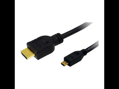 LogiLink HDMI 1.4 Kabel HDMI-Stecker - Mikro-HDMI-Stecker 2m Schwarz