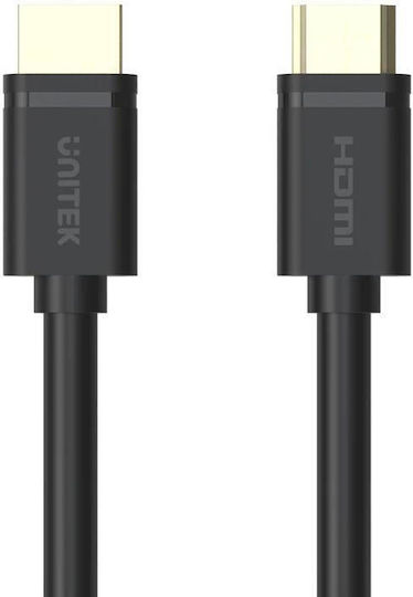 Unitek HDMI 2.0 Premium High Speed 4K 60Hz HDR Cable HDMI male - HDMI male 1m Μαύρο