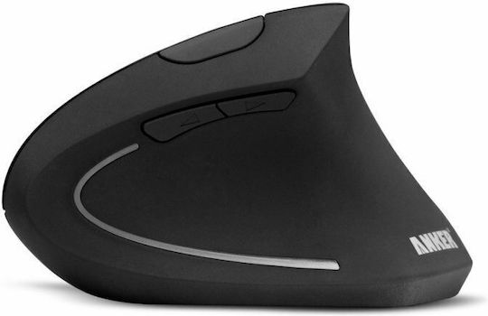 Anker A7852011 Ασύρματο Εργονομικό Vertical Ποντίκι Μαύρο