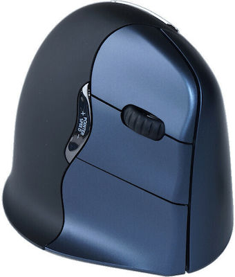 Evoluent VM4RW Wireless Ergonomic Vertical Mouse Blue