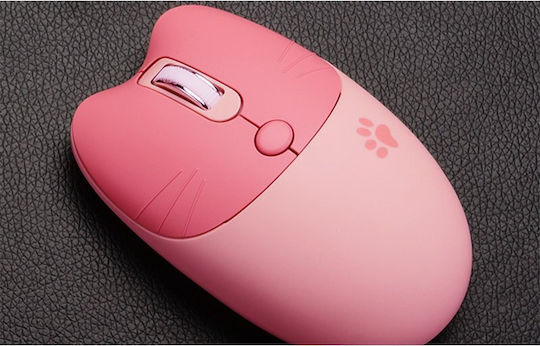 Mofii MOFII M3AG Ασύρματο Mini Ποντίκι Cat Pink