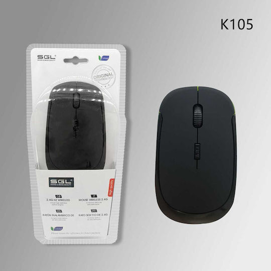 SGL K105 Kabellos Maus Schwarz