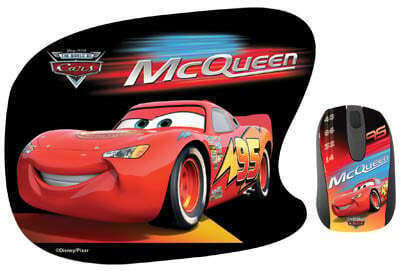 Disney Cars Ενσύρματο Ποντίκι Πολύχρωμο