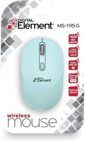 Element MS-195G Wireless Bluetooth Mouse Turcoaz