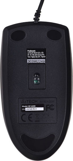 A4Tech A4TMYS30398 Ενσύρματο Ποντίκι Μαύρο