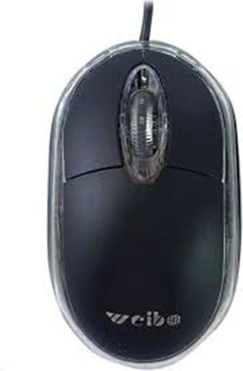 Weibo FC-143 Ενσύρματο Mini Ποντίκι Μαύρο