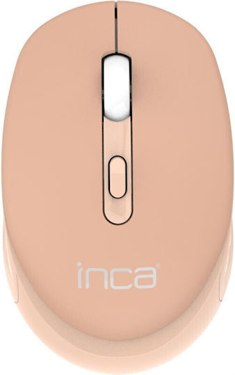 Inca IWM-243RH Ασύρματο Ποντίκι Pink / Beige