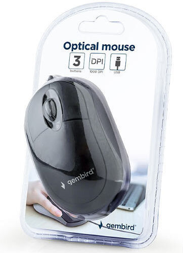 Gembird GM-MUSU-01 Ενσύρματο Ποντίκι Γκρι