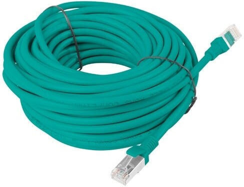 Lanberg U/UTP Cat.5e Ethernet Network Cable 15m Green 1pcs