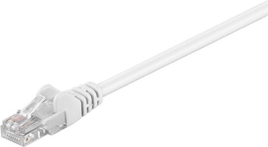 Goobay U/UTP Cat.5e Ethernet Network Cable 3m White 1pcs