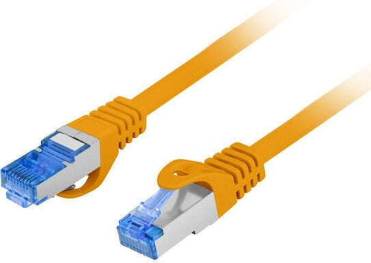 Lanberg S/FTP Cat.6a Ethernet Network Cable 10m Orange 1pcs