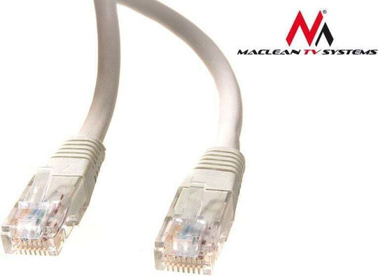 Maclean Energy U/UTP Cat.6 (Gigabit) Καλώδιο Δικτύου Ethernet 0.5m Γκρι