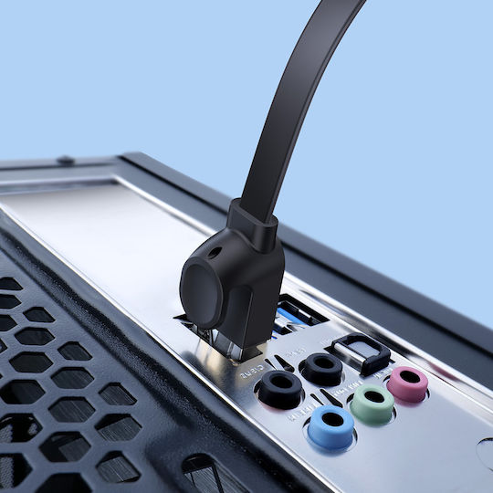 Baseus U/UTP Cat.6 (Gigabit) Καλώδιο Δικτύου Ethernet 2m Μαύρο