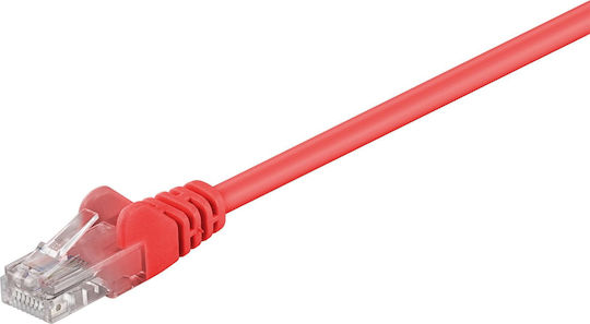 Goobay U/UTP Cat.5e Ethernet Network Cable 5m Red 1pcs