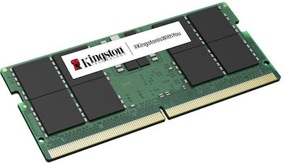 Kingston Value 64GB DDR5 RAM με 2 Modules (2x32GB) και Ταχύτητα 5600 για Laptop