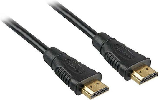 PremiumCord HDMI 1.4 High Speed 1080p 120Hz Cable HDMI male - HDMI male 10m Μαύρο