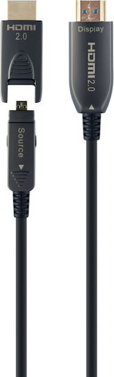 Cablexpert HDMI 2.0 Premium High Speed 4K 60Hz HDR Cable HDMI Male - HDMI Male 50m Black