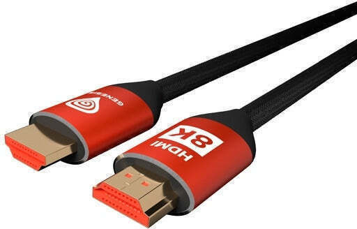 Genesis HDMI 2.1 Cablu HDMI de sex masculin - HDMI de sex masculin 3m Roșu