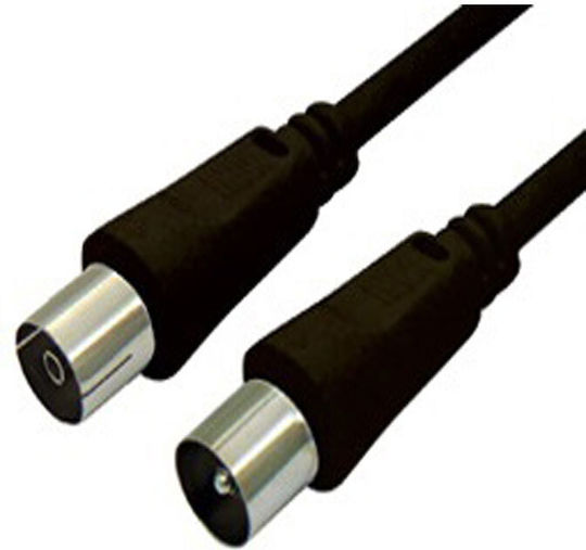 Lancom Καλώδιο Κεραίας Coax male - Coax female Μαύρο 1.5m (02.006.0106) 5τμχ