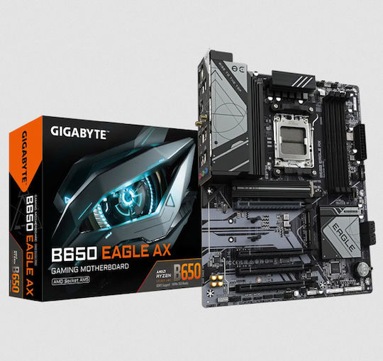Gigabyte B650 Eagle AX Wi-Fi Motherboard ATX με AMD AM5 Socket