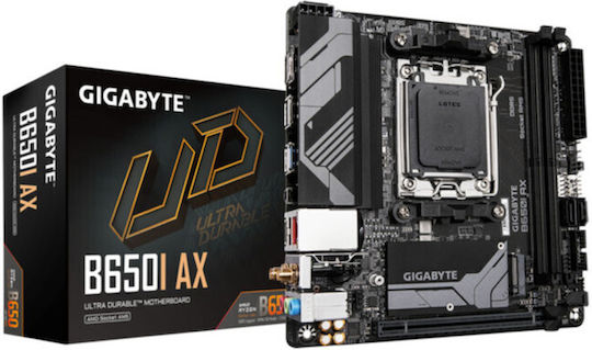 Gigabyte B650I AX rev. 1.0 Wi-Fi Motherboard Mini ITX with AMD AM5 Socket