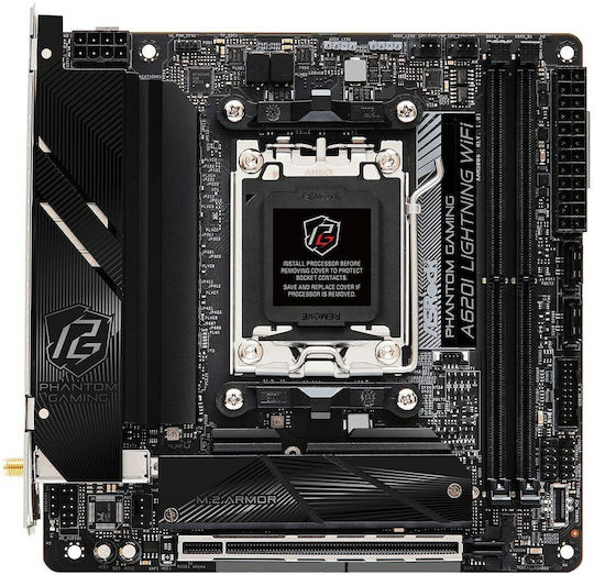 ASRock A620I Lightning WiFi Mainboard Mini-ITX mit AMD AM5 Sockel