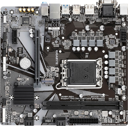 Gigabyte A620M S2H rev. 1.0 Motherboard Micro ATX με AMD AM5 Socket