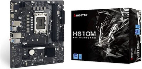 Biostar H610MH D5 Ver. 6.3 Mainboard Micro ATX mit Intel 1700 Sockel