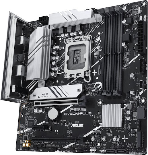 Asus PRIME B760M-PLUS Дънна платка Micro ATX с Intel 1700 Сокет