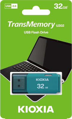 Kioxia Hayabusa 32GB USB 2.0 Stick Albastru