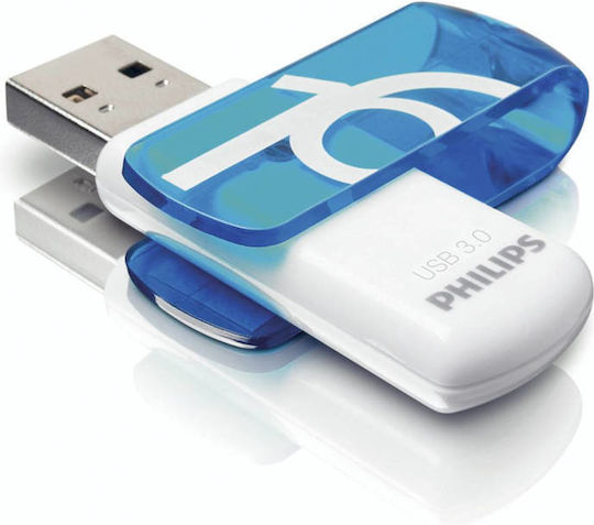 Philips Vivid Edition 16GB USB 3.0 Stick Μπλε