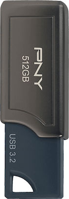 PNY PRO Elite V2 512GB USB 3.2 Stick Γκρι