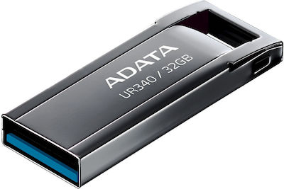 Adata Ur340 32GB USB 2.0 Stick Μαύρο